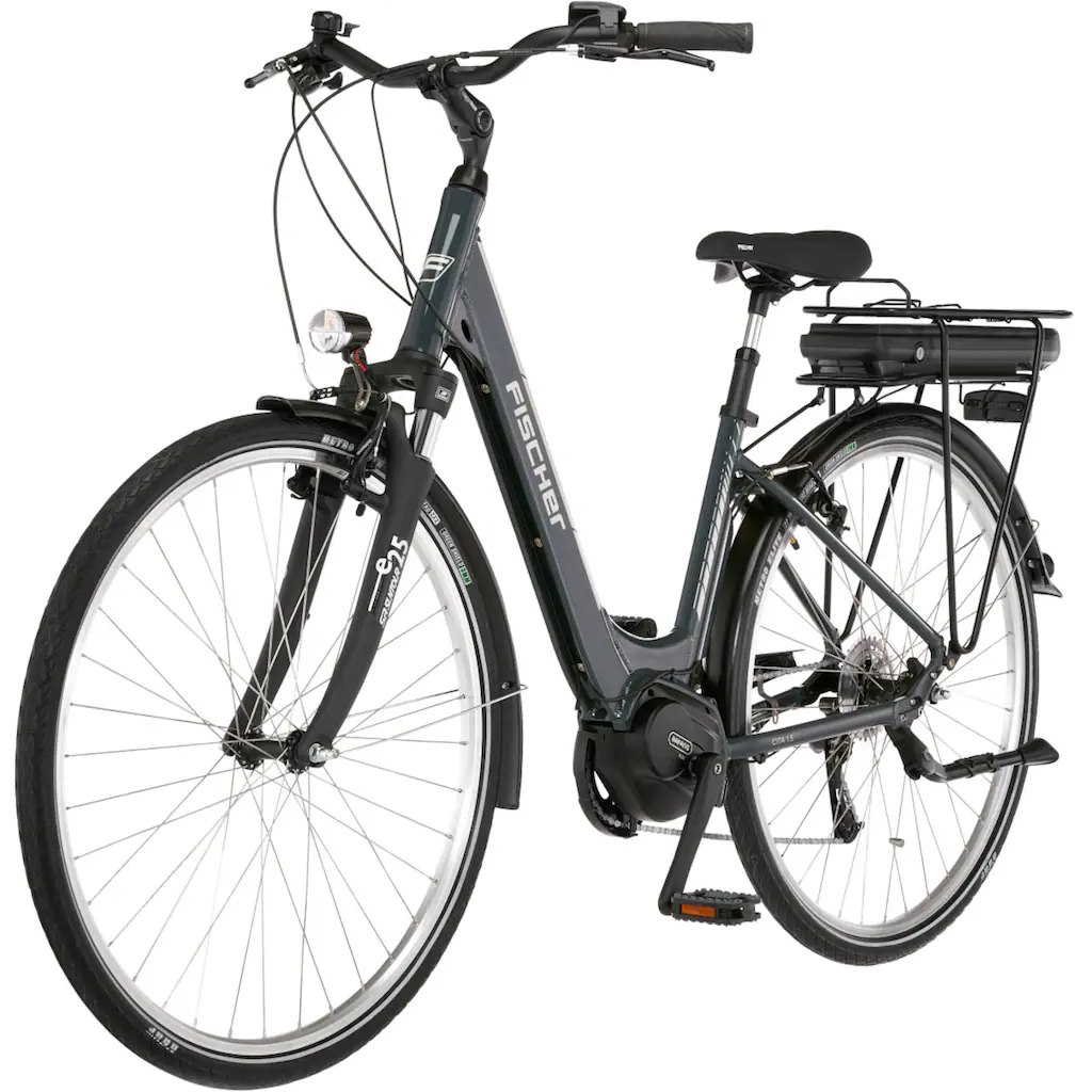 FISCHER Fahrrad E-Bike »CITA 1.5 522 44« 8 Gang Shimano Acera Mittelmotor 250 W (Schloss) Pedelec Elektrofahrrad für Damen u. Herren Cityrad auf Rechnung bestellen Begrenzte Freigabe