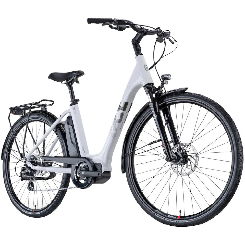Husqvarna E-BICYCLES E-Bike »E-Citybike Eco City 1« 8 Gang Shimano Nexus Mittelmotor 250 W (28 Zoll Shimano Motor Rücktritt Scheibenbremsen Straßenzulassung) Pedelec Elektrofahrrad für Herren u. Damen Cityrad tiefer Einstie Letzte 3 Tage
