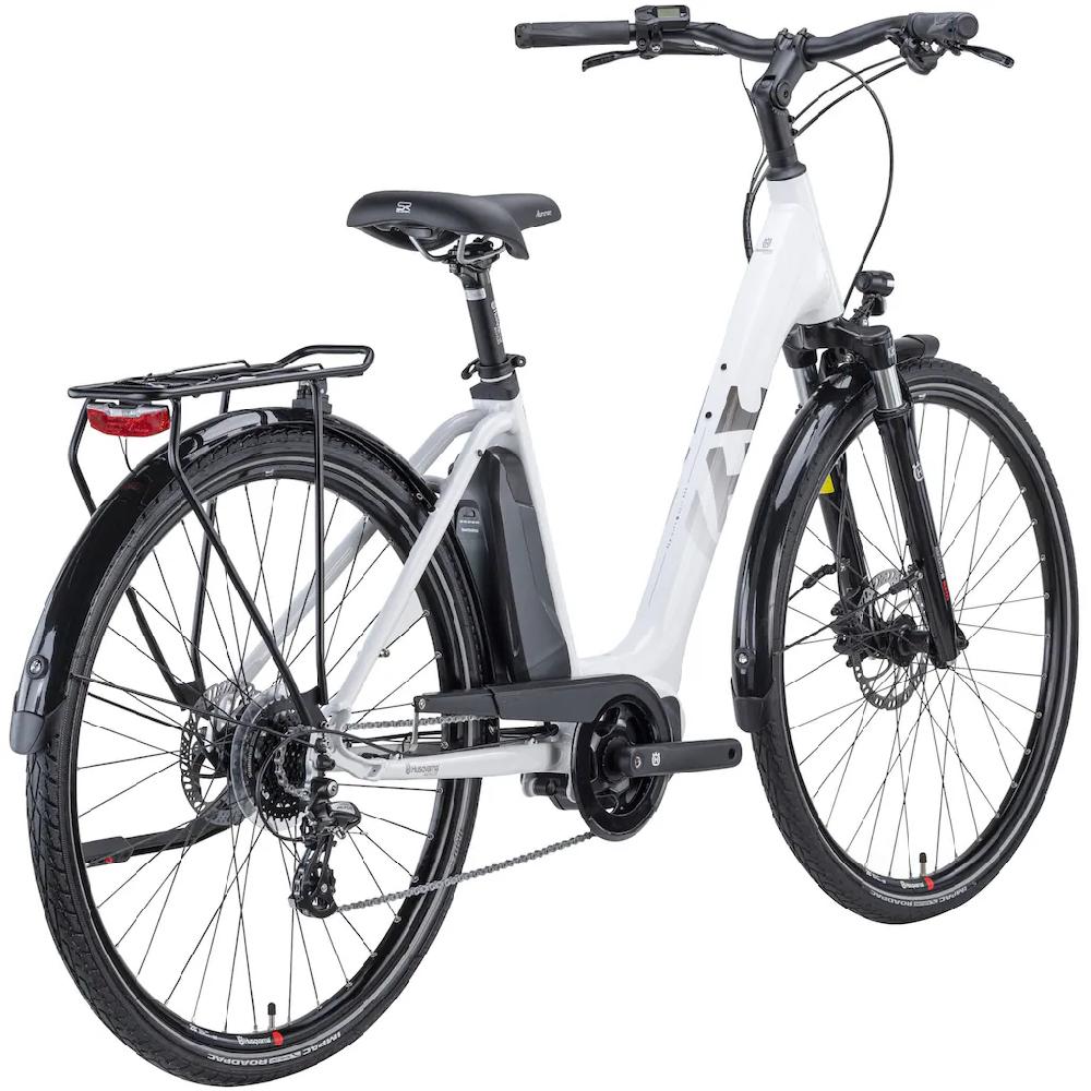 Husqvarna E-BICYCLES E-Bike »E-Citybike Eco City 1« 8 Gang Shimano Nexus Mittelmotor 250 W (28 Zoll Shimano Motor Rücktritt Scheibenbremsen Straßenzulassung) Pedelec Elektrofahrrad für Herren u. Damen Cityrad tiefer Einstie Letzte 3 Tage