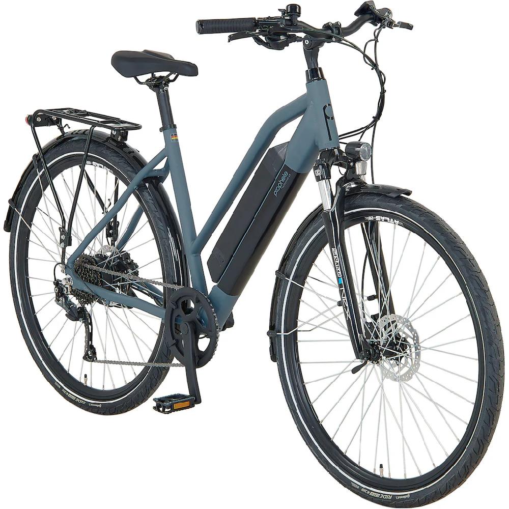 Prophete E-Bike »Entdecker 1.8« 8 Gang Shimano Altus Heckmotor 250 W Pedelec Elektrofahrrad für Damen Trekkingrad Neueste Stile