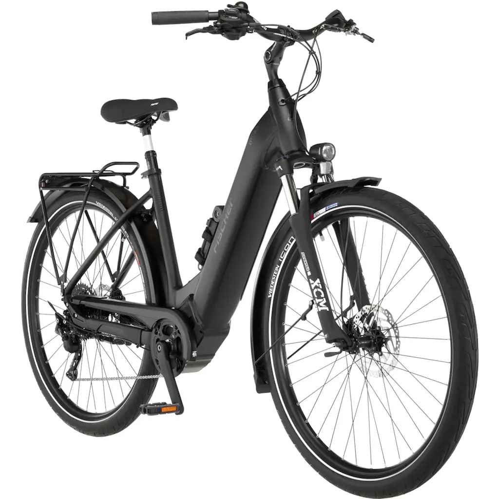 FISCHER Fahrrad E-Bike »CITA 8.0I 711« 10 Gang Shimano Nexus Mittelmotor 250 W (Schloss) Pedelec Elektrofahrrad für Damen u. Herren Cityrad auf Rechnung online bestellen Bis zu 60% Rabatt