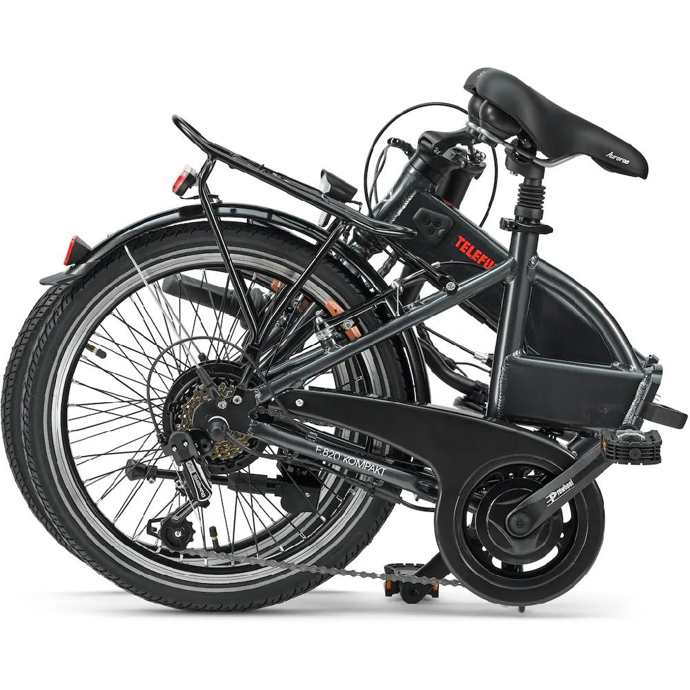 Telefunken E-Bike »Kompakt F820« 6 Gang Shimano Tourney Heckmotor 250 W Pedelec Elektrofahrrad für Damen u. Herren Faltrad auf Rechnung online bestellen Riesige Rabatte