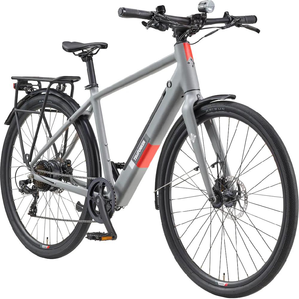 Telefunken E-Bike »UH200« 7 Gang Shimano Heckmotor 250 W (28 Zoll Straßenzulassung Scheibenbremsen leichtes E-Bike ca. 20 kg) Pedelec Elektrofahrrad für Herren u. Damen Urbanbike Cityrad auf Rechnung online kaufen Speichern exportieren