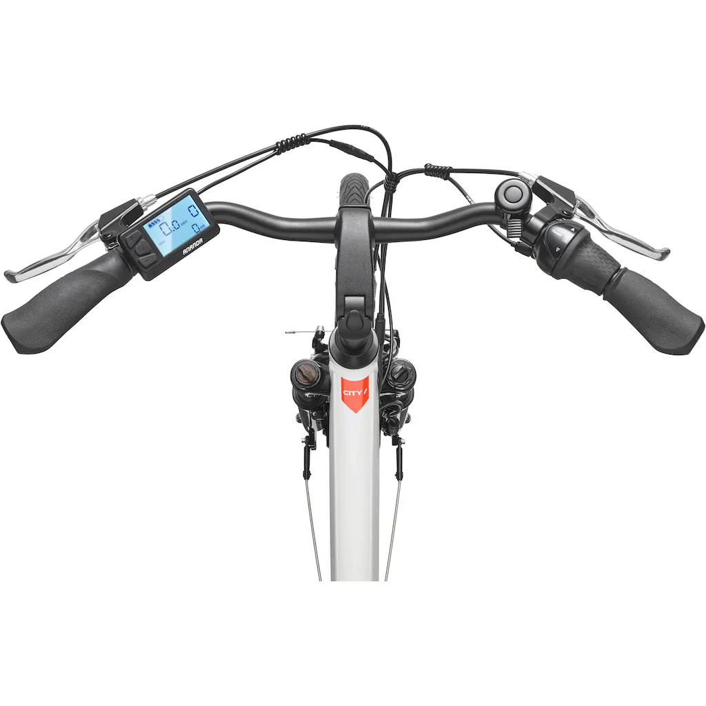 Telefunken E-Bike »Multitalent RC845« 7 Gang Shimano Frontmotor 250 W (28 Zoll Straßenzulassung ca. 100 km Reichweite) Pedelec Elektrofahrrad für Herren u. Damen tiefer Einstieg Cityrad Black Friday Preise