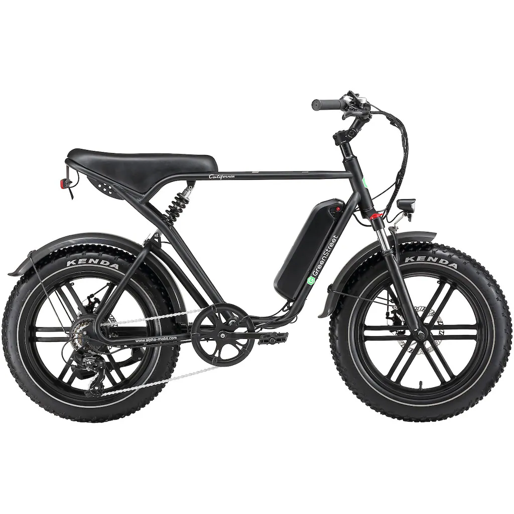 GreenStreet E-Bike »California« 7 Gang Shimano Heckmotor 250 W Pedelec Elektrofahrrad für Damen u. Herren MTB Mountainbike auf Raten
