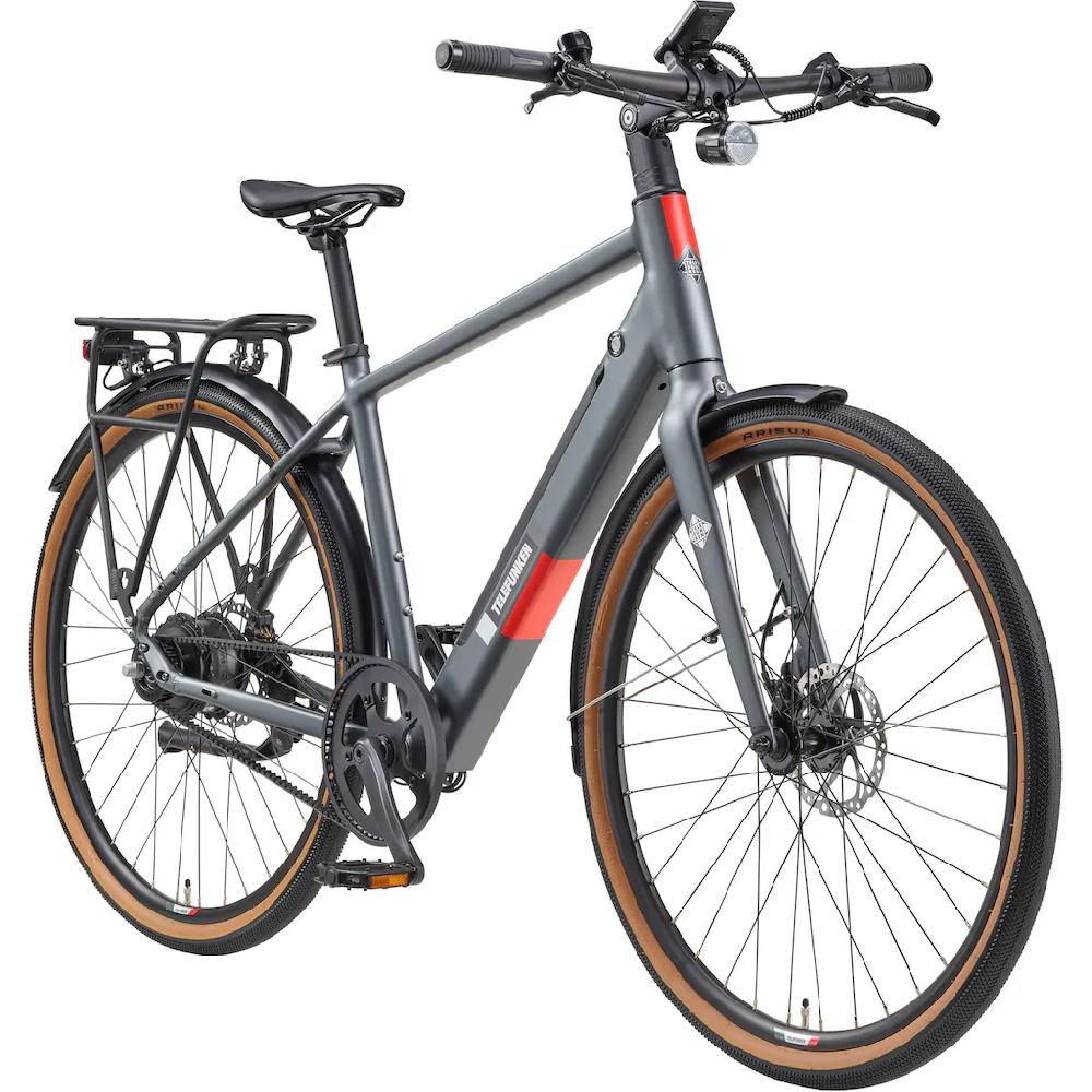 Telefunken E-Bike »UH220« 2 Gang Heckmotor 250 W (28 Zoll Straßenzulassung Riemenantrieb) Pedelec Elektrofahrrad für Herren u. Damen Urbanbike Cityrad auf Rechnung online kaufen Rabatte dieses Monats