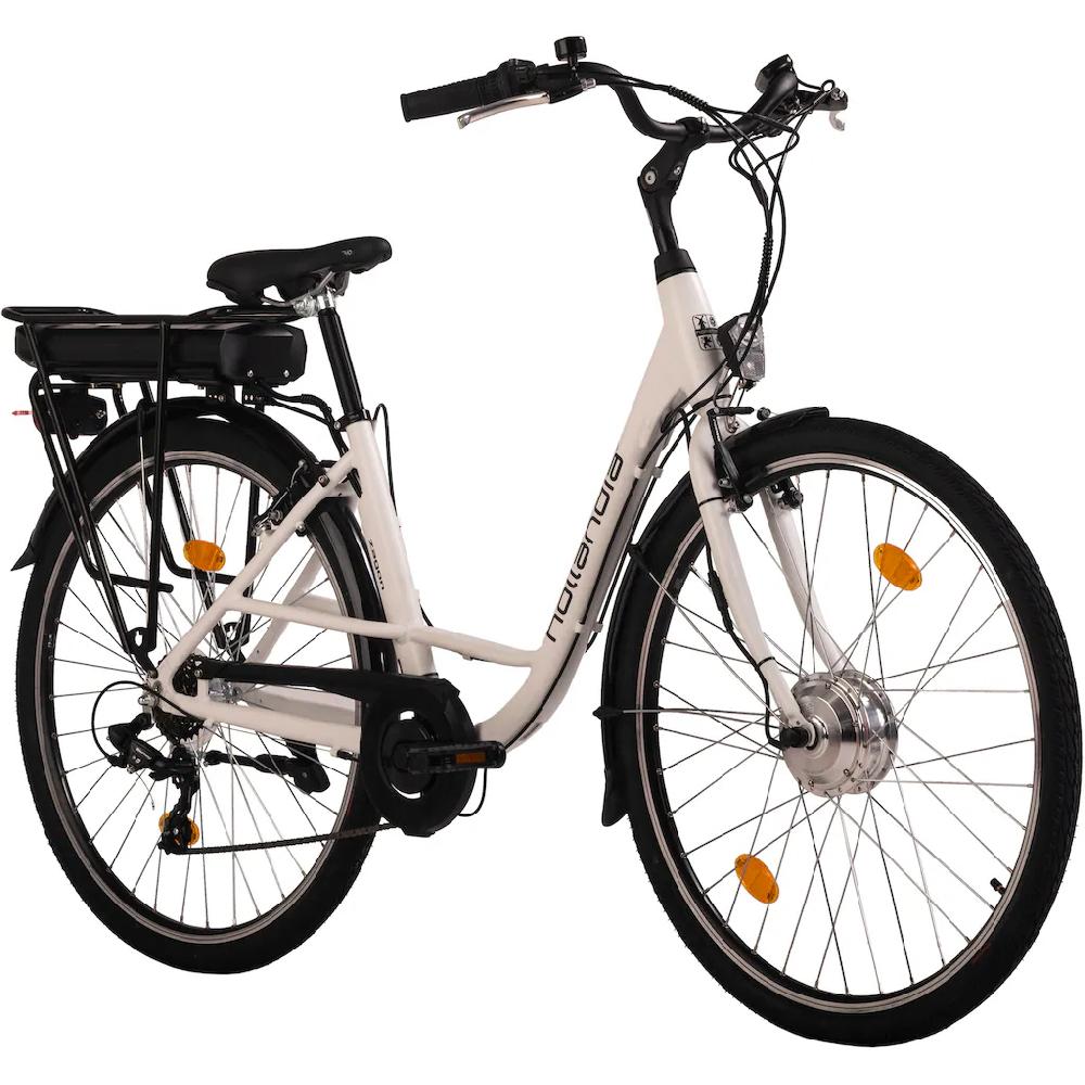 Hollandia E-Bike »Zagon« 6 Gang Shimano Tourney Frontmotor 250 W Pedelec Elektrofahrrad für Damen u. Herren Cityrad auf Rechnung 2025