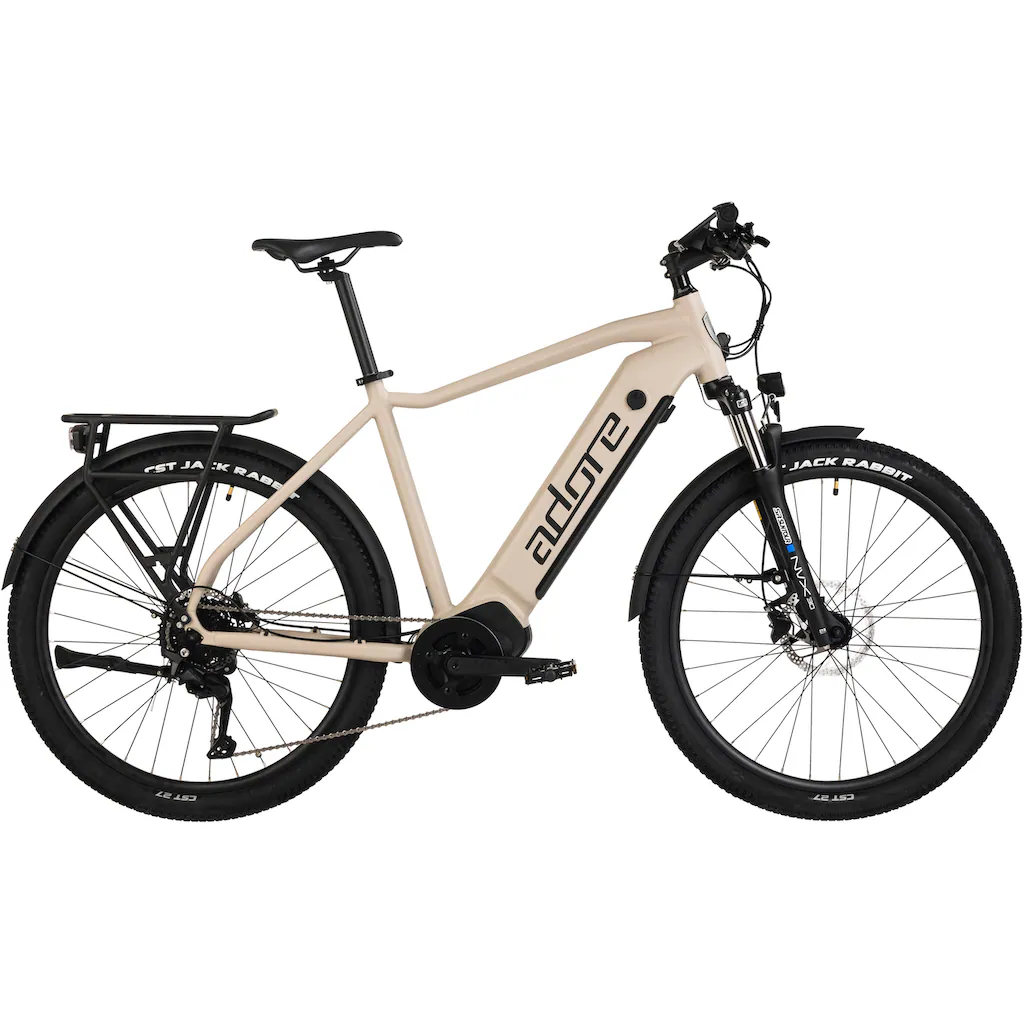Adore E-Bike »STX-600« 9 Gang Shimano Cues Mittelmotor 250 W Pedelec Elektrofahrrad für Damen u. Herren Cityrad auf Rechnung kaufen