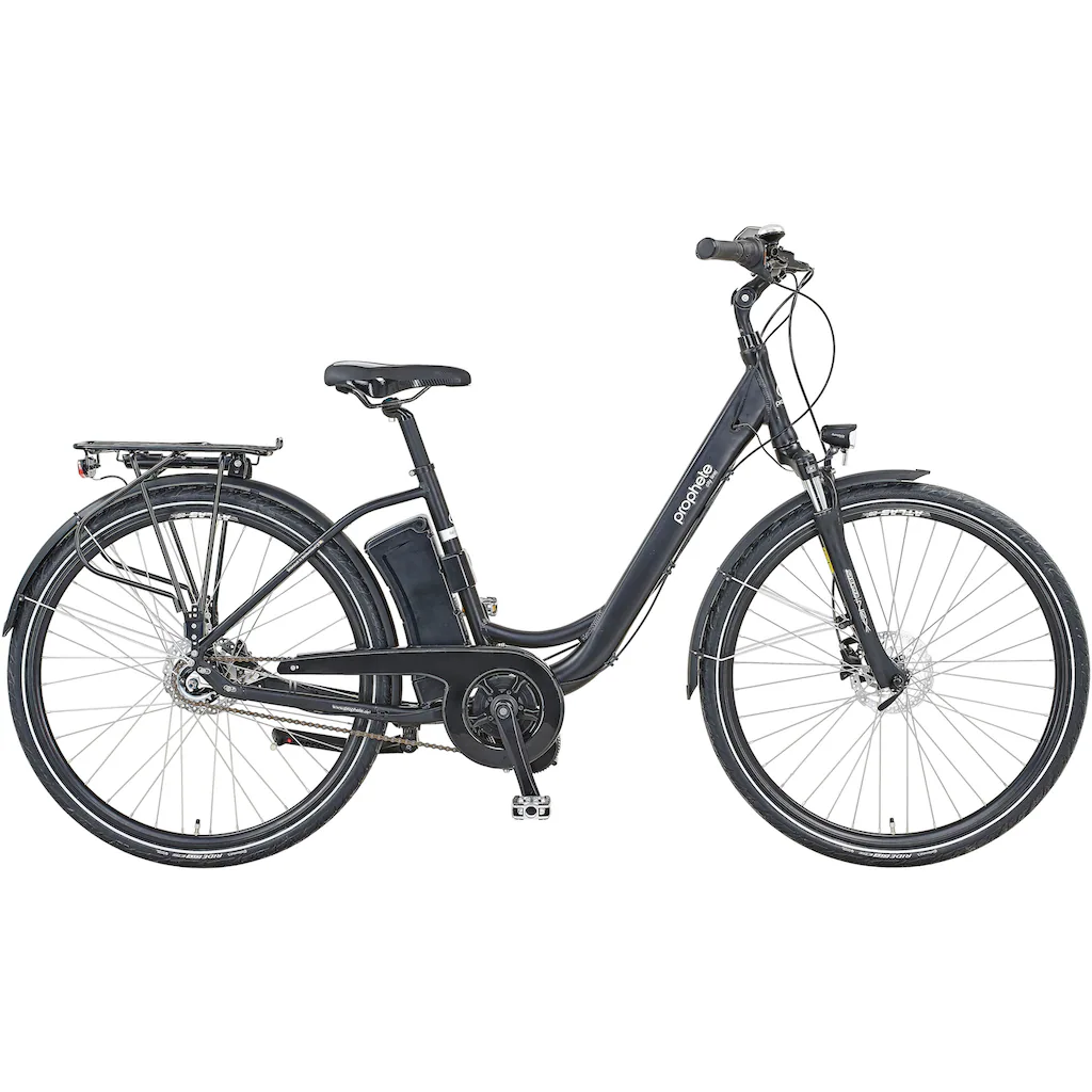 Prophete E-Bike »City« 7 Gang Shimano Mittelmotor 250 W Pedelec Elektrofahrrad für Damen u. Herren Cityrad