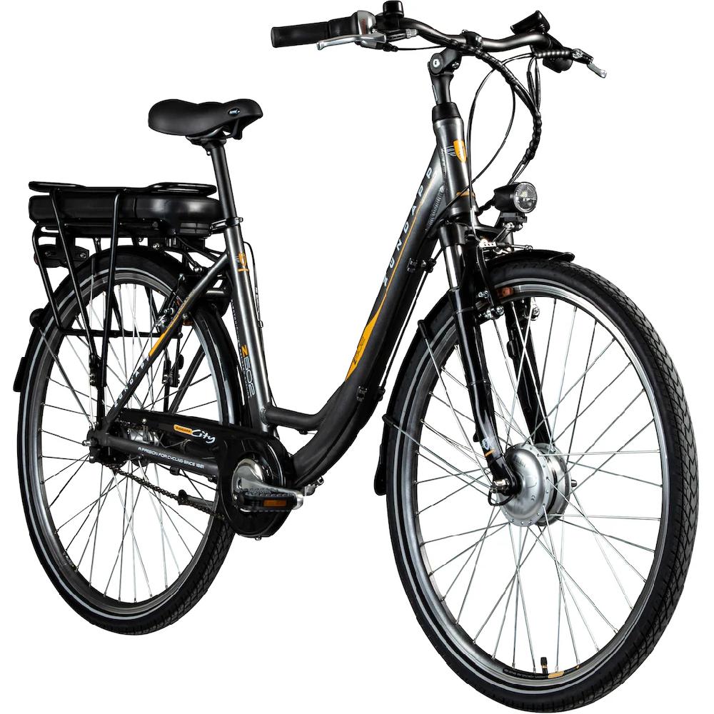 Zündapp E-Bike »Z502« 7 Gang Frontmotor 240 W Pedelec Elektrofahrrad für Damen u. Herren Cityrad auf Rechnung online bestellen Blitzverkäufe