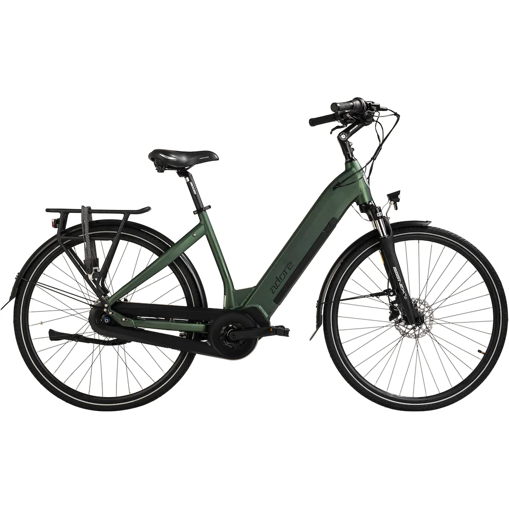 Adore E-Bike »CX-280« 8 Gang Shimano Nexus Mittelmotor 250 W Pedelec Elektrofahrrad für Damen u. Herren Cityrad