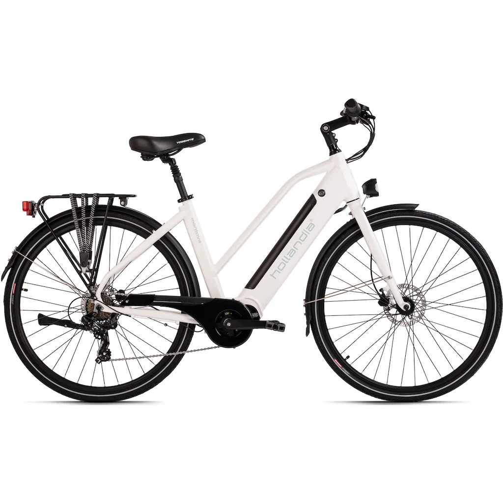 Hollandia E-Bike »Mantova« 7 Gang Shimano Tourney Mittelmotor 250 W Pedelec Elektrofahrrad für Damen u. Herren Urbanbike auf Rechnung online bestellen