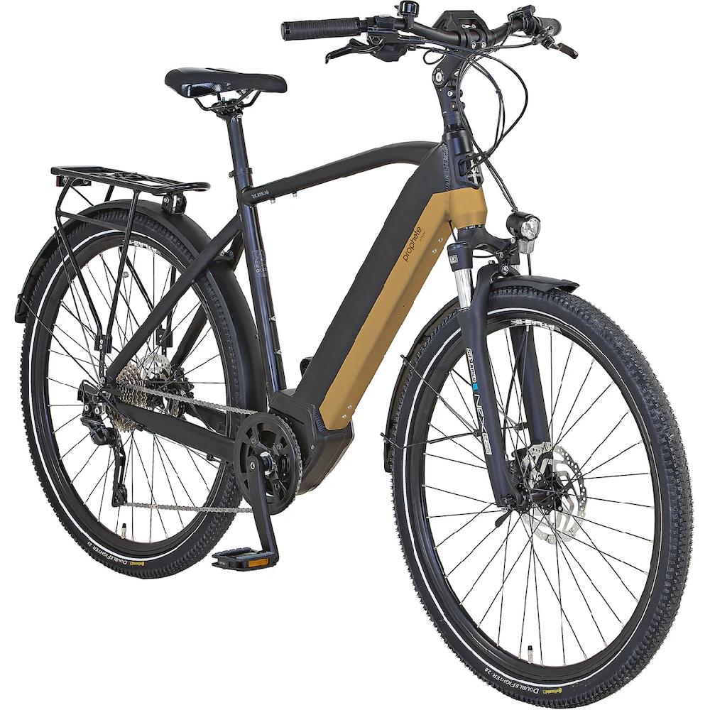 Prophete E-Bike »Entdecker InsideTwo« 10 Gang Shimano Deore Mittelmotor 250 W Pedelec Elektrofahrrad für Damen u. Herren Trekkingrad auf Raten