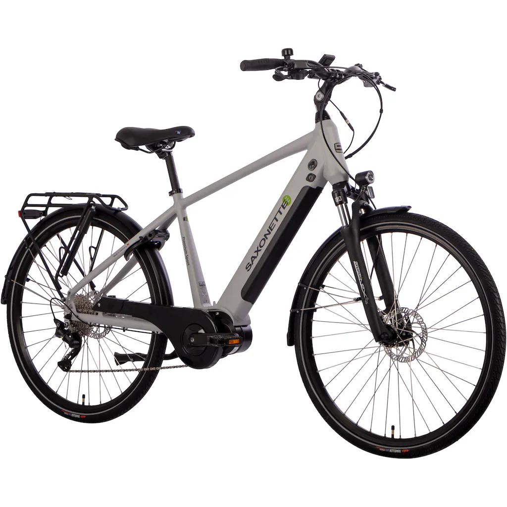 SAXONETTE E-Bike »Premium Sport (Diamant)« 10 Gang Mittelmotor 250 W Pedelec Elektrofahrrad für Herren Trekkingrad Preisnachlass
