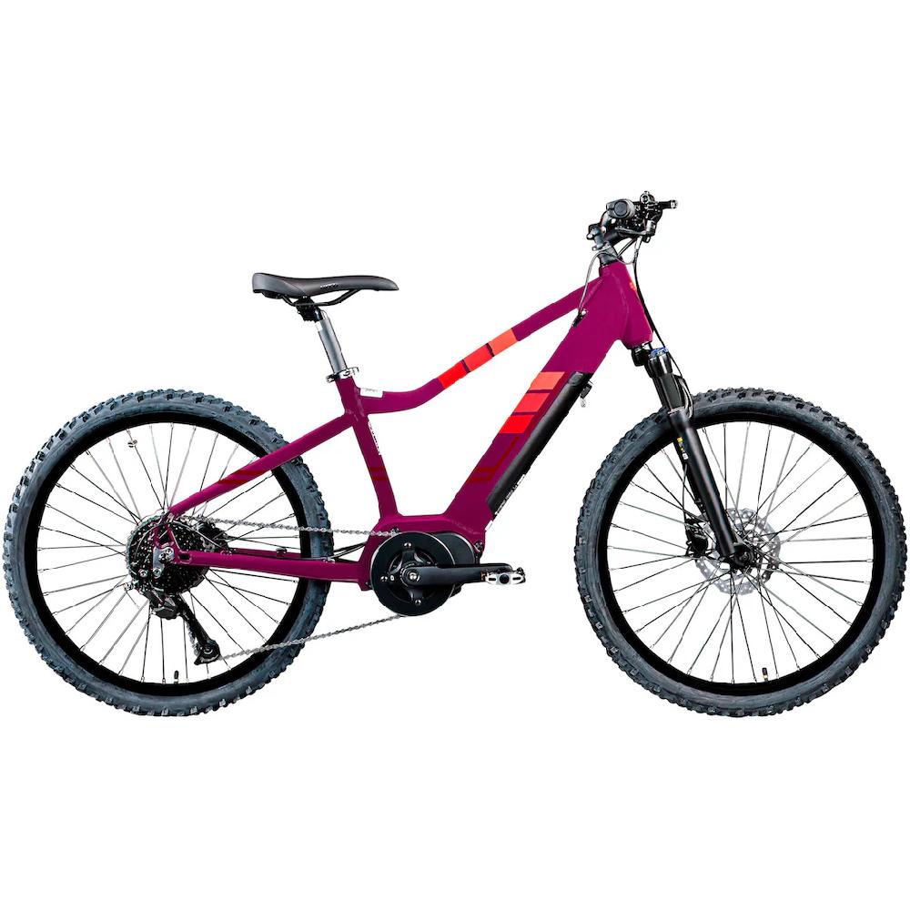 Zündapp E-Bike »Z240« 9 Gang Shimano Alivio RD-M3100 SGS Mittelmotor 250 W E Bike Mountainbike 24 Zoll Elektro Bike 130-145 cm Jugendliche ab 8 auf Rechnung bestellen