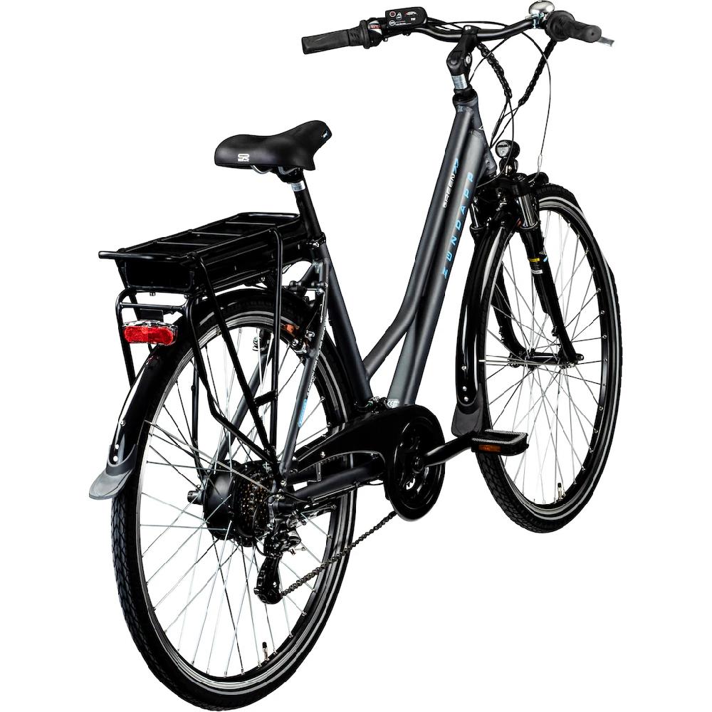 Zündapp E-Bike »Green 7.7 Damen« 21 Gang Shimano Altus RD-M310 Heckmotor 250 W Pedelec Elektrofahrrad für Damen Trekkingrad Black Friday