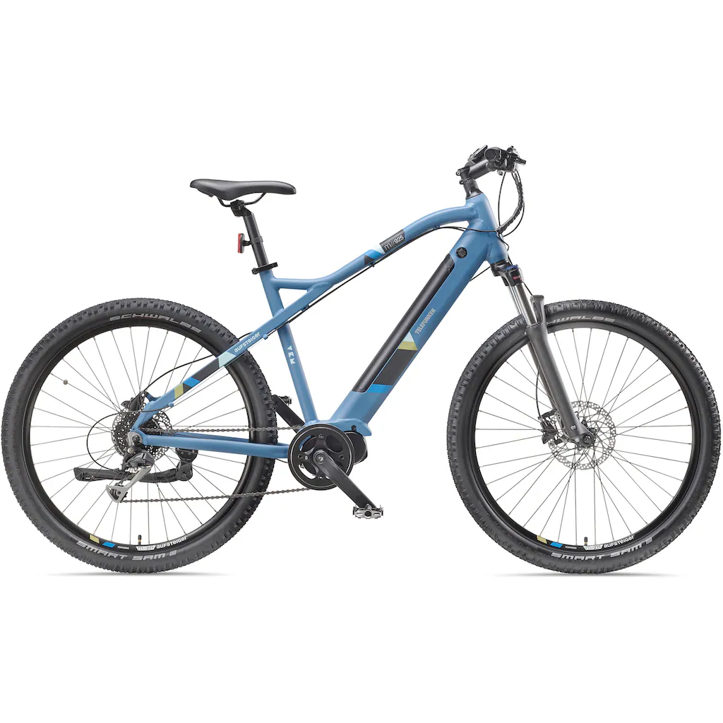 Telefunken E-Bike »Aufsteiger M925« 8 Gang Shimano Acera Mittelmotor 250 W Pedelec Elektrofahrrad für Damen u. Herren MTB Mountainbike