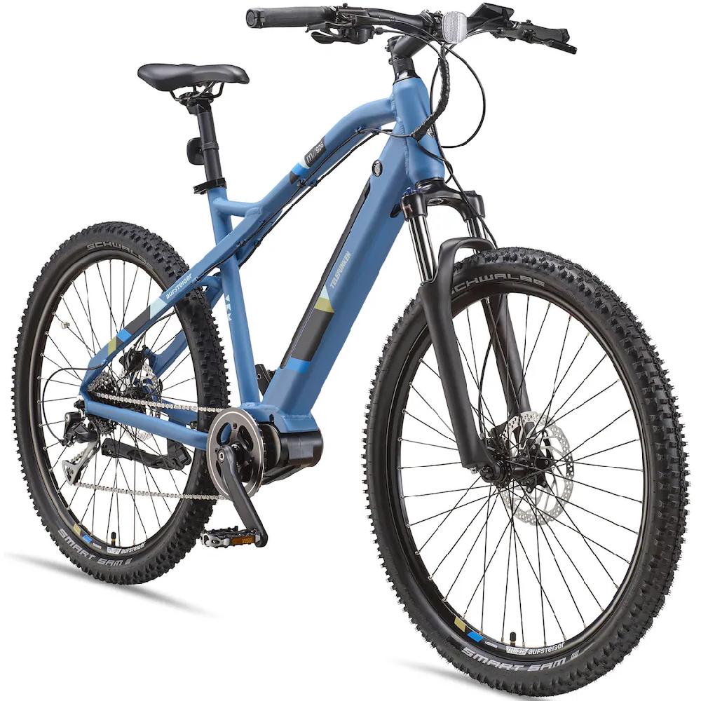 Telefunken E-Bike »Aufsteiger M925« 8 Gang Shimano Acera Mittelmotor 250 W Pedelec Elektrofahrrad für Damen u. Herren MTB Mountainbike Muttertagsangebot