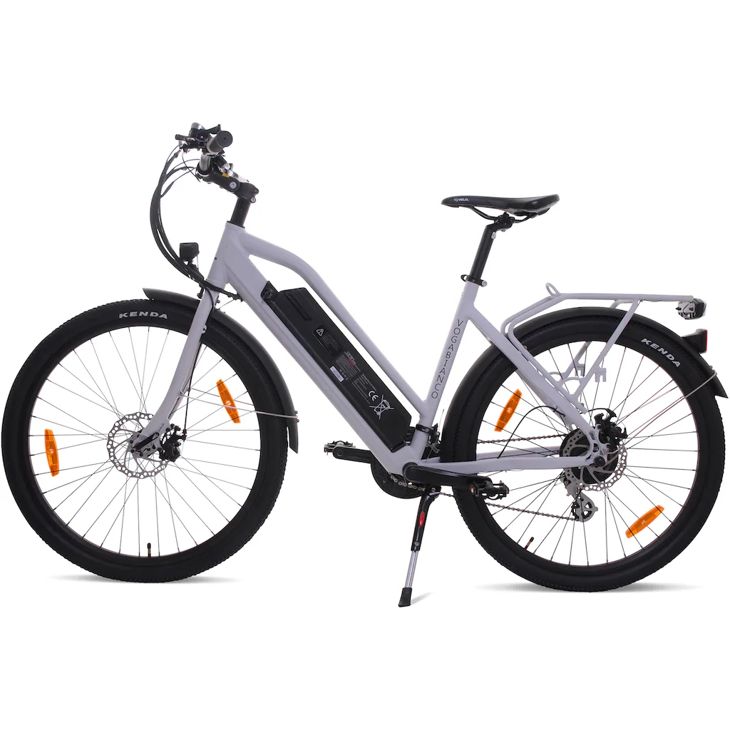 LLobe E-Bike »Voga Bianco« 21 Gang Shimano Heckmotor 250 W Pedelec Elektrofahrrad für Damen u. Herren Jubiläumsangebot