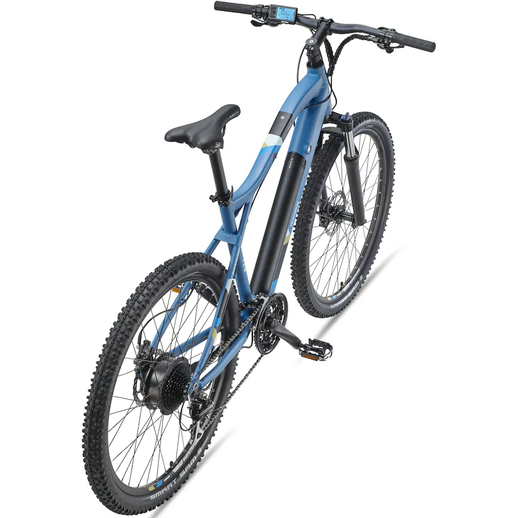 Telefunken E-Bike »Aufsteiger M922« 24 Gang Shimano Acera Heckmotor 250 W Pedelec Elektrofahrrad für Damen u. Herren MTB Mountainbike Top Angebot