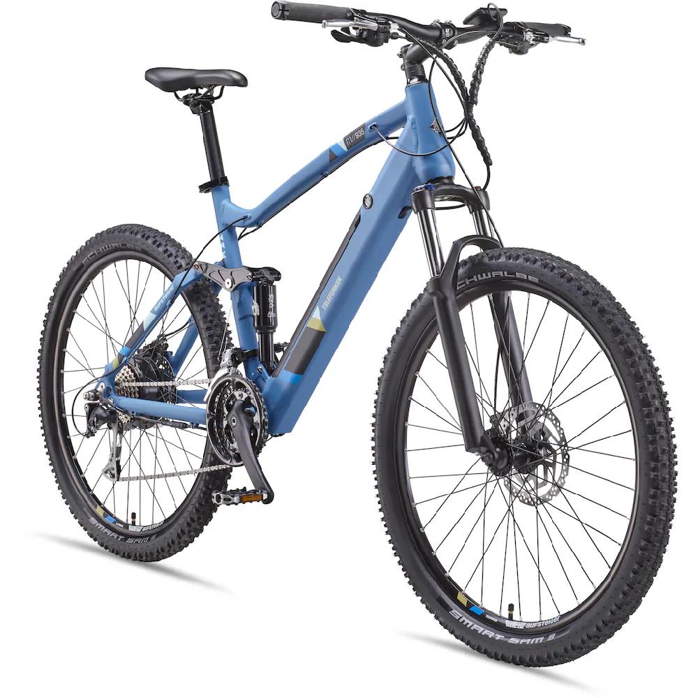 Telefunken E-Bike »Aufsteiger M935« 24 Gang Shimano Acera Heckmotor 250 W Pedelec Elektrofahrrad für Damen u. Herren MTB Mountainbike auf Raten Zeitlich begrenztes Angebot