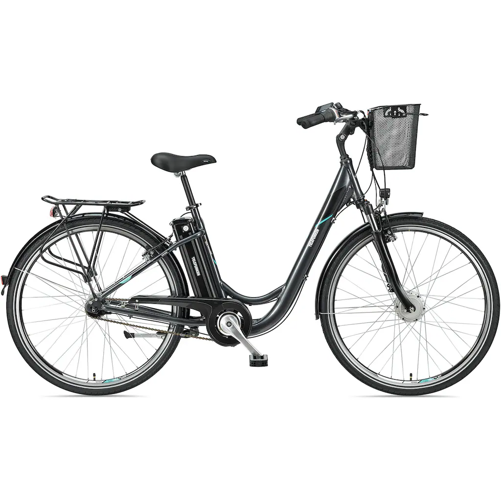 Telefunken E-Bike »Multitalent RC840« 7 Gang Shimano Nexus Frontmotor 250 W Pedelec Elektrofahrrad für Damen u. Herren Cityrad