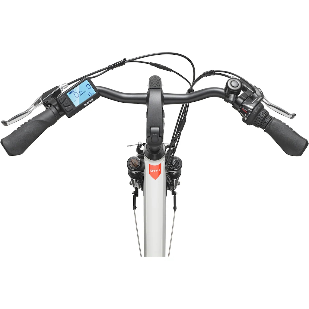 Telefunken E-Bike »Multitalent RC825« 7 Gang Shimano Frontmotor 250 W (28 Zoll Straßenzulassung ca. 100 km Reichweite) Pedelec Elektrofahrrad für Herren u. Damen tiefer Einstieg Cityrad auf Rechnung online kaufen Räumungsverkauf