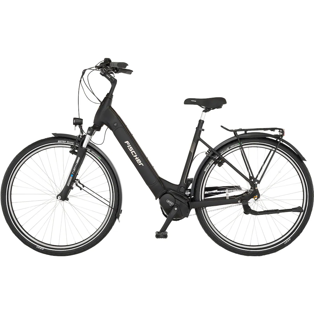 FISCHER Fahrrad E-Bike »CITA 2.2I 522« 3 Gang Shimano Nexus Mittelmotor 250 W (Schloss) Pedelec Elektrofahrrad für Damen u. Herren Cityrad Tägliche Deals