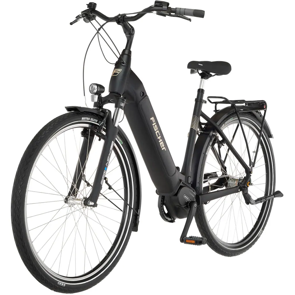 FISCHER Fahrrad E-Bike »CITA 2.2I 522« 3 Gang Shimano Nexus Mittelmotor 250 W (Schloss) Pedelec Elektrofahrrad für Damen u. Herren Cityrad Tägliche Deals
