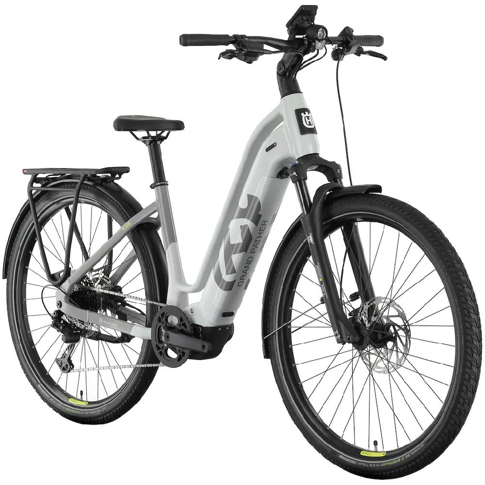Husqvarna E-BICYCLES E-Bike »E-Trekkingbike Grand Pather 4« 11 Gang Tektro RD-M550 Mittelmotor 250 W (tiefer Einstieg 28" Yamaha Motor Scheibenbremsen Straßenzulassung) Pedelec Elektrofahrrad für Herren Trekkingrad auf Rechn