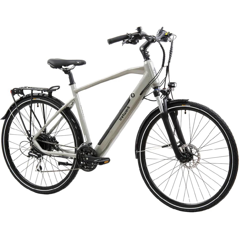 Tretwerk E-Bike »Bronx 5.0« 24 Gang Shimano Altus M310 Heckmotor 250 W Pedelec Elektrofahrrad für Damen u. Herren Trekkingrad auf Rechnung online kaufen