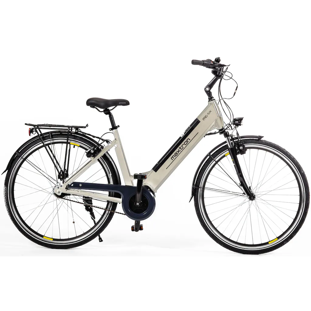 Maxtron E-Bike »MC 5X« 7 Gang Shimano Nexus Mittelmotor 250 W Pedelec Elektrofahrrad für Damen u. Herren Cityrad