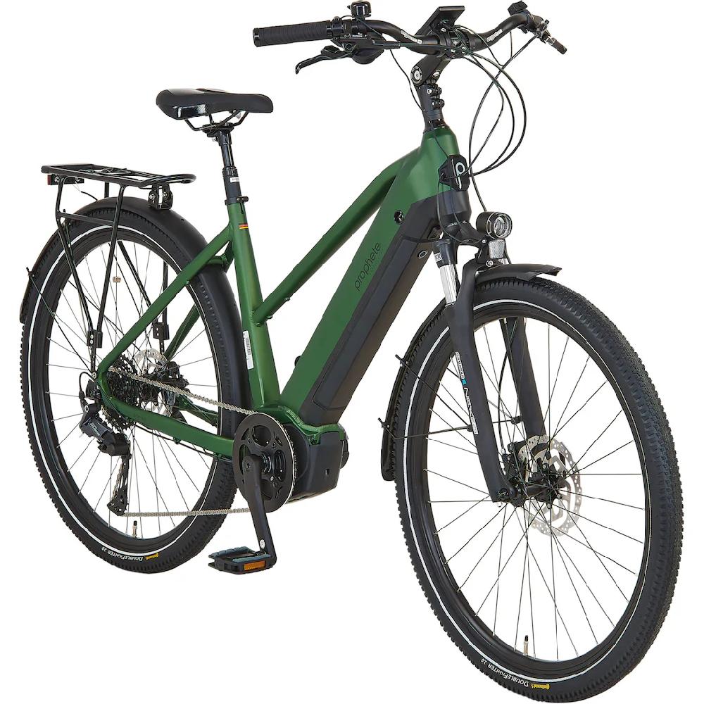 Prophete E-Bike »Entdecker 4.9« 10 Gang Shimano Cues Mittelmotor 250 W Pedelec Elektrofahrrad für Damen auf Raten Neueste Stile