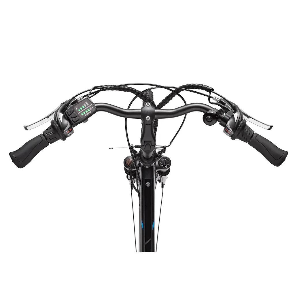 Telefunken E-Bike »Expedition XT481« 21 Gang Shimano Heckmotor 250 W (mit Fahrradtasche) Pedelec Elektrofahrrad für Herren Trekkingrad auf Rechnung Letzte 2 Tage