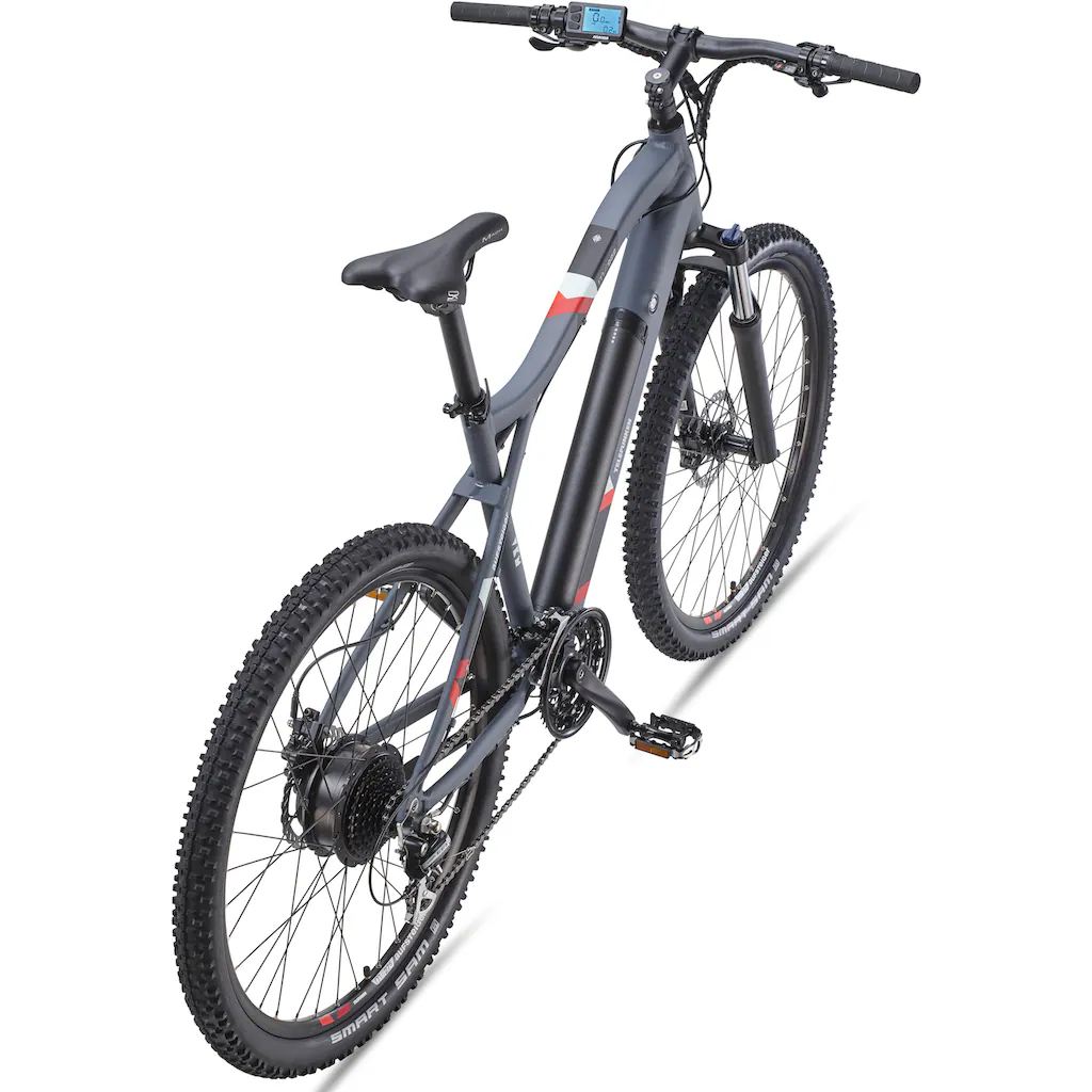 Telefunken E-Bike »Aufsteiger M922« 24 Gang Shimano Acera Heckmotor 250 W Pedelec Elektrofahrrad für Damen u. Herren MTB Mountainbike Bis zu 65% Rabatt