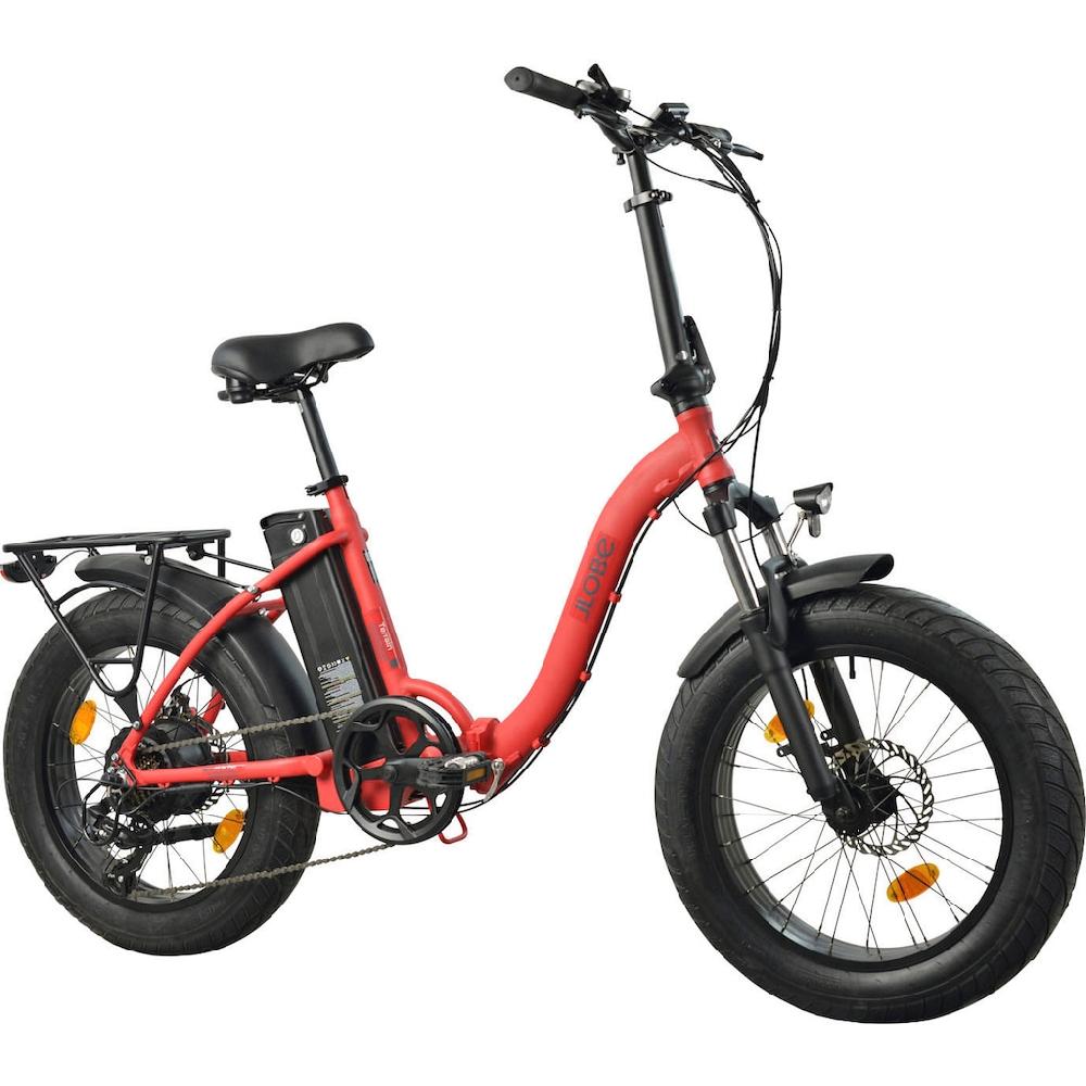 LLobe E-Bike »Elektro Faltrad 20" Terrain rot« Shimano Tourney Heckmotor 250 W Riesige Rabatte