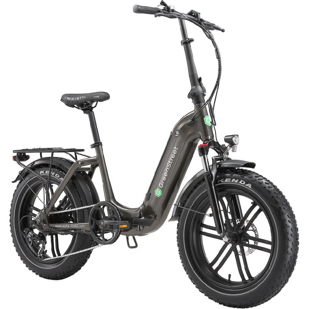GreenStreet E-Bike »Tiefeinsteiger Klapprad GS5« 7 Gang Shimano Heckmotor 250 W (Set 2 tlg. mit Akku-Ladegeräte Fat Tires) Pedelec Elektrofahrrad für Damen u. Herren Klapprad auf Rechnung online bestellen Kostenloser Versand international
