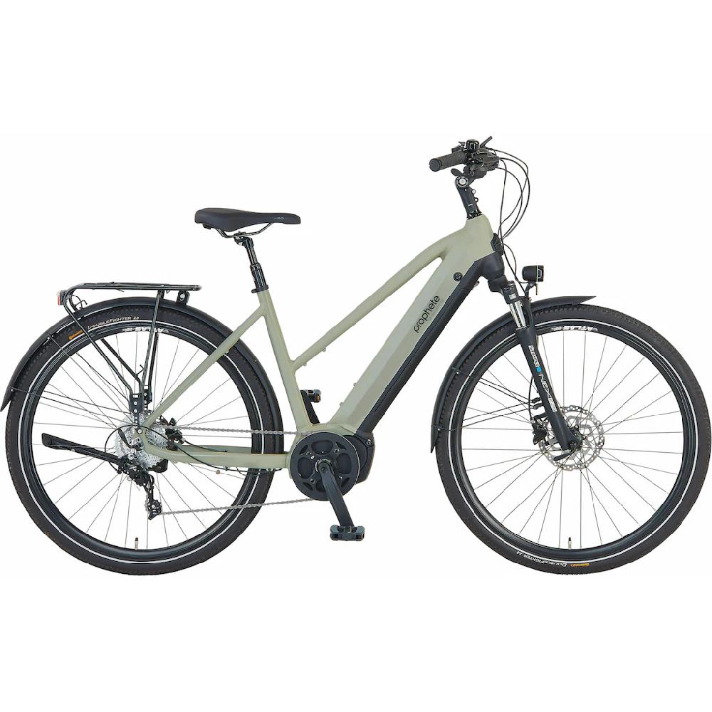 Prophete E-Bike »Entdecker 4.0« 10 Gang microSHIFT RD-M61S Mittelmotor 250 W Pedelec Elektrofahrrad für Damen Trekkingrad auf Rechnung kaufen