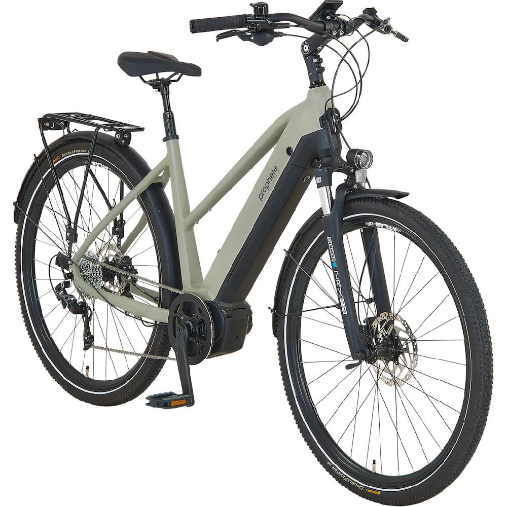 Prophete E-Bike »Entdecker 4.0« 10 Gang microSHIFT RD-M61S Mittelmotor 250 W Pedelec Elektrofahrrad für Damen Trekkingrad auf Rechnung kaufen Speichern exportieren