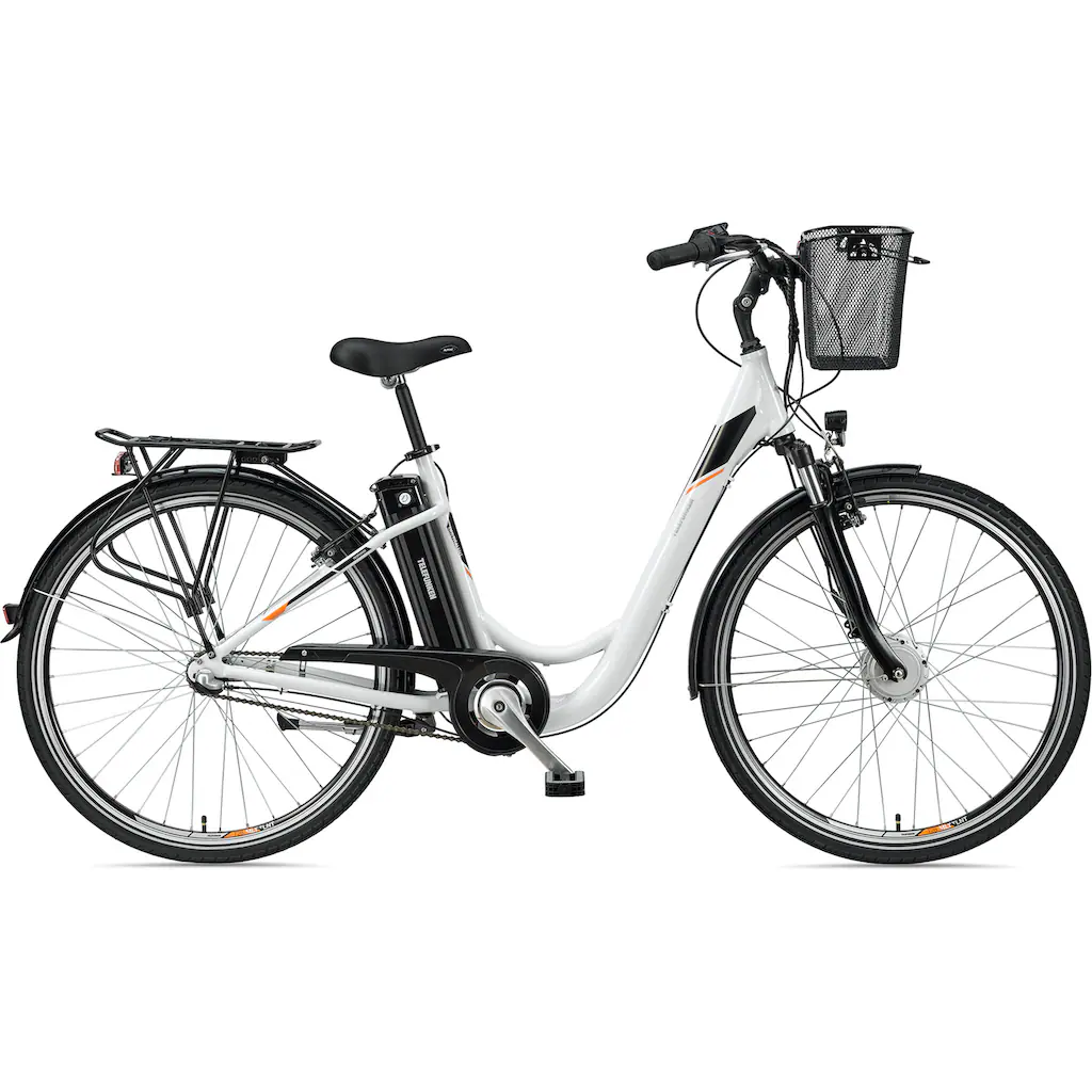 Telefunken E-Bike »Multitalent RC830« 3 Gang Shimano Nexus Frontmotor 250 W Pedelec Elektrofahrrad für Damen u. Herren Cityrad auf Rechnung kaufen