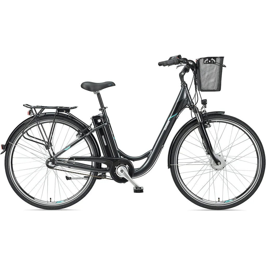 Telefunken E-Bike »Multitalent RC830« 3 Gang Shimano Nexus Frontmotor 250 W Pedelec Elektrofahrrad für Damen u. Herren Cityrad auf Raten
