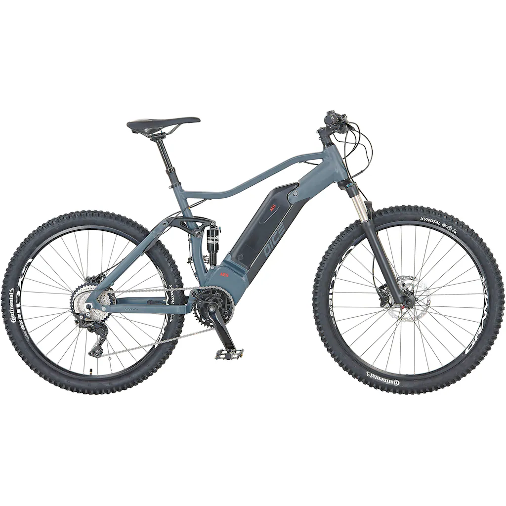 Prophete E-Bike »DICE 4.0« 10 Gang Shimano Mittelmotor 250 W Pedelec Elektrofahrrad für Damen u. Herren MTB Mountainbike auf Rechnung bestellen