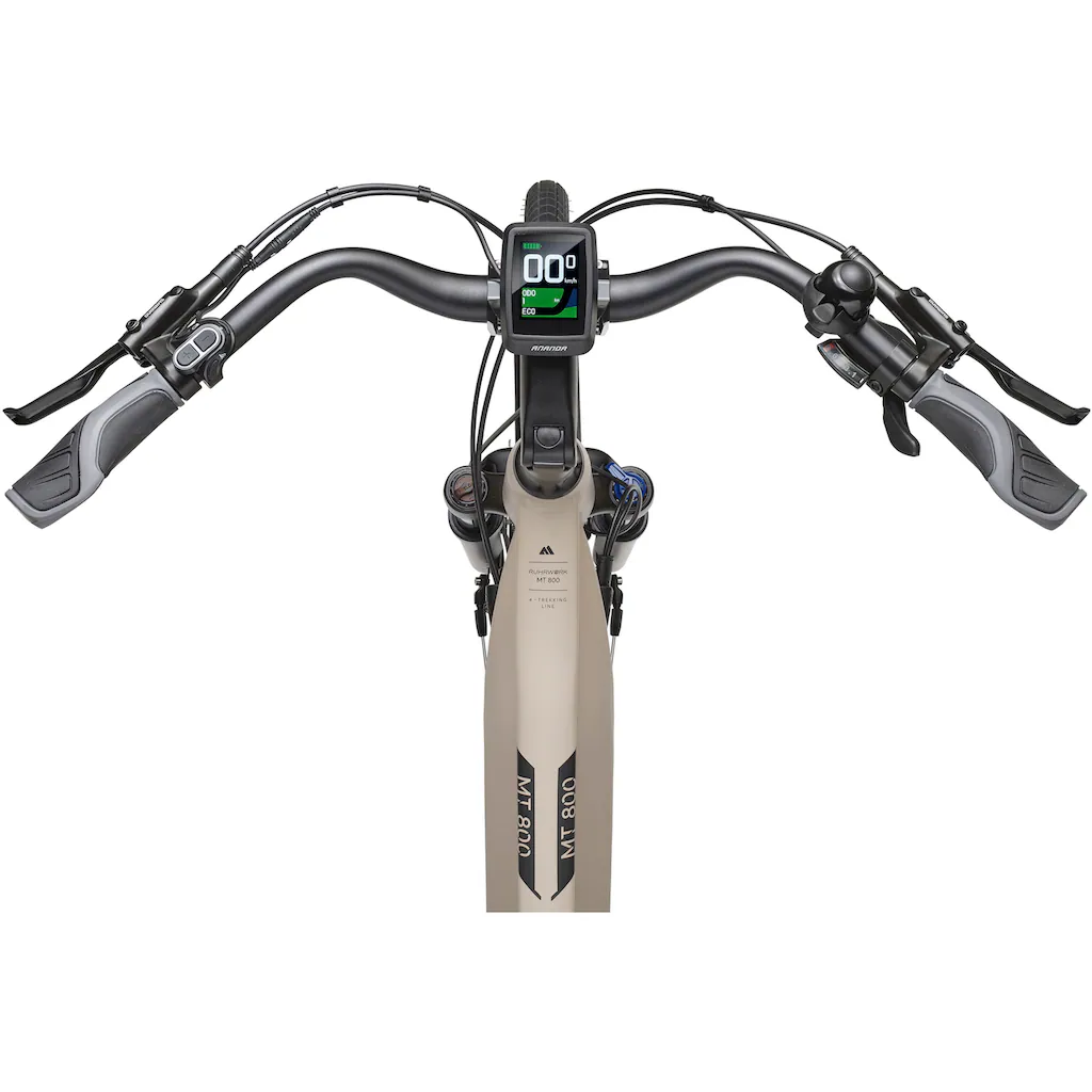 RUHRWERK E-Bike »MT800 Damen« 8 Gang Shimano Acera Mittelmotor 250 W Pedelec Elektrofahrrad für Damen Trekkingrad auf Rechnung im Angebot