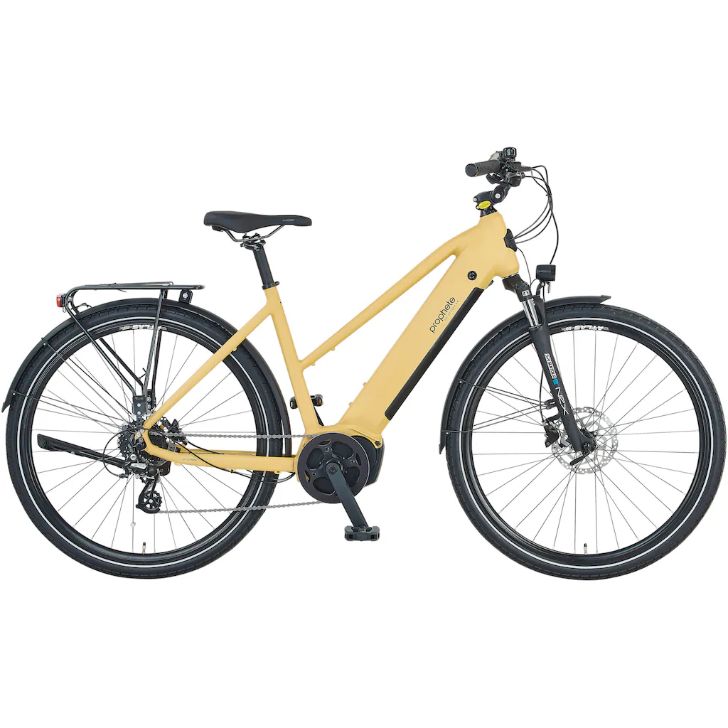 Prophete E-Bike »Entdecker 3.4« 8 Gang Shimano Mittelmotor 250 W Pedelec Elektrofahrrad für Damen Trekkingrad auf Rechnung bestellen