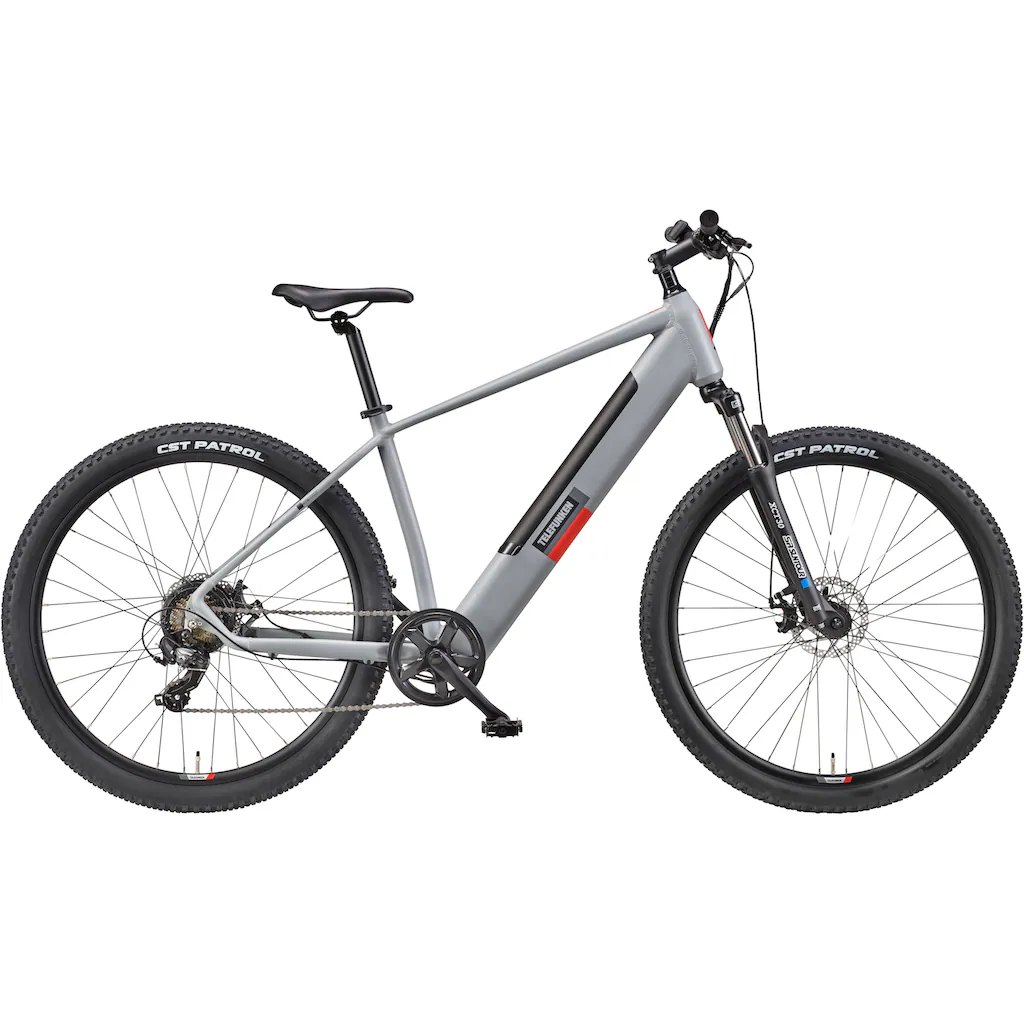 Telefunken E-Bike »Aufsteiger M921« 7 Gang Shimano Heckmotor 250 W (29 Zoll Scheibenbremsen) Pedelec Elektrofahrrad für Damen u. Herren MTB Mountainbike auf Raten
