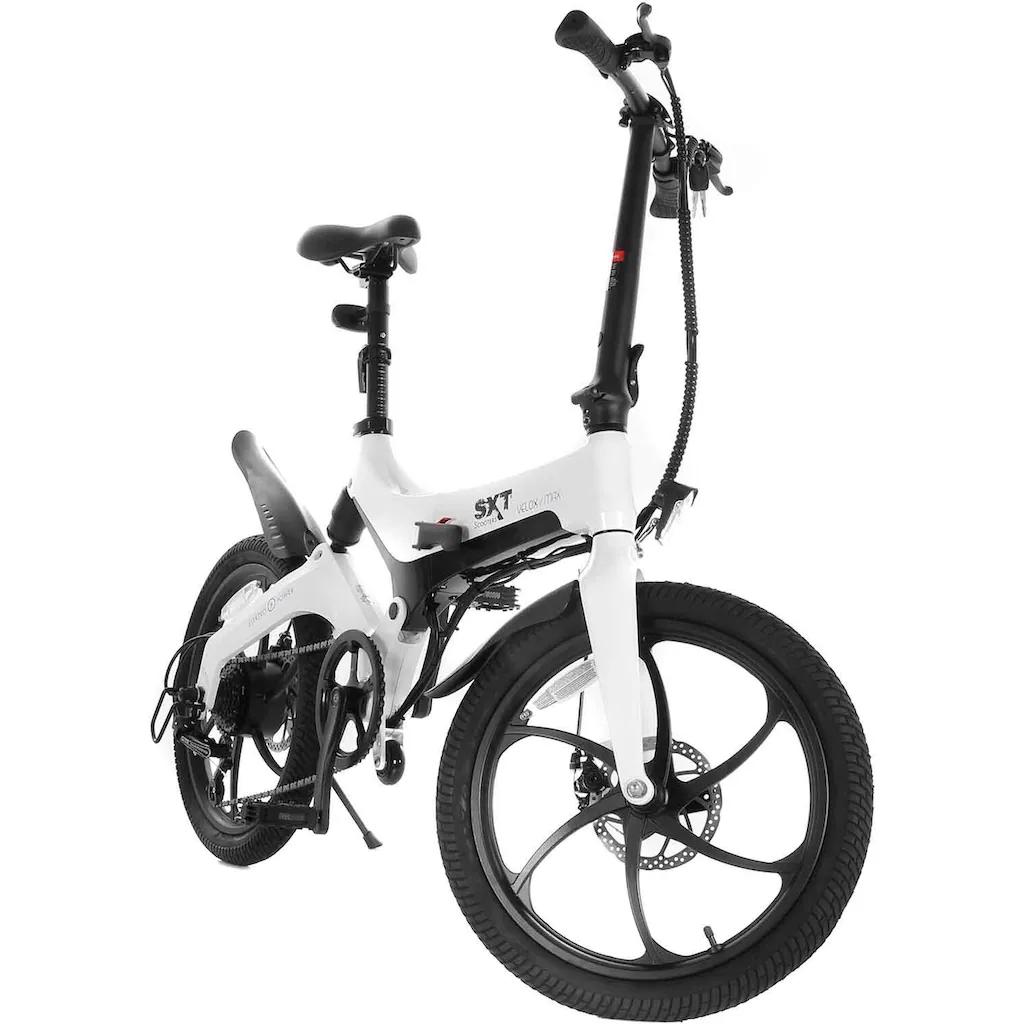 SXT Scooters E-Bike »Velox MAX« 6 Gang Heckmotor 250 W Pedelec Elektrofahrrad für Damen u. Herren Fabrik Onlineshop