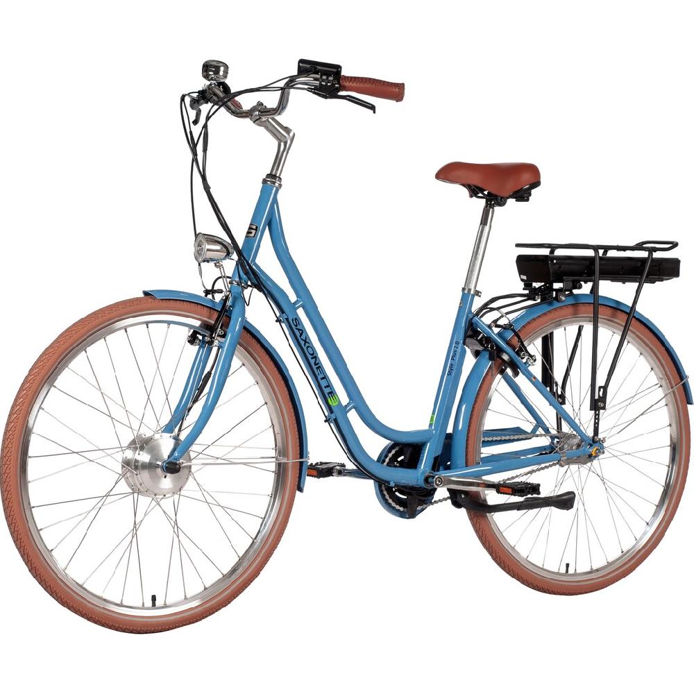 SAXONETTE E-Bike »Style Plus 2.0« 3 Gang Frontmotor 250 W (mit Akku-Ladegerät) Pedelec Elektrofahrrad für Damen u. Herren Cityrad auf Raten Muttertagsangebot