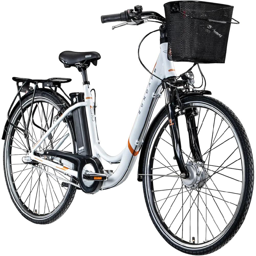 Zündapp E-Bike »Z510« 3 Gang Shimano Nexus SC-3C41 Frontmotor 250 W Pedelec Elektrofahrrad für Damen u. Herren Cityrad auf Rechnung online kaufen Valentinstagsangebot