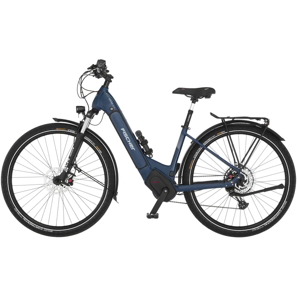 FISCHER Fahrrad E-Bike »VIATOR 8.0i Damen 43« 12 Gang SRAM Eagle SX Mittelmotor 250 W (mit Faltschloss) Pedelec Elektrofahrrad für Damen u. Herren Trekkingrad auf Rechnung Jubiläumsangebot