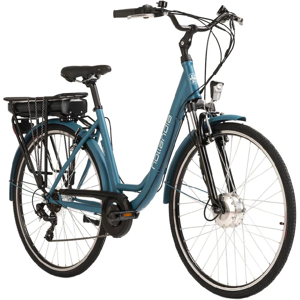 Hollandia E-Bike »Lido« 7 Gang Shimano Tourney Frontmotor 250 W Pedelec Elektrofahrrad für Damen u. Herren Cityrad Top Angebot